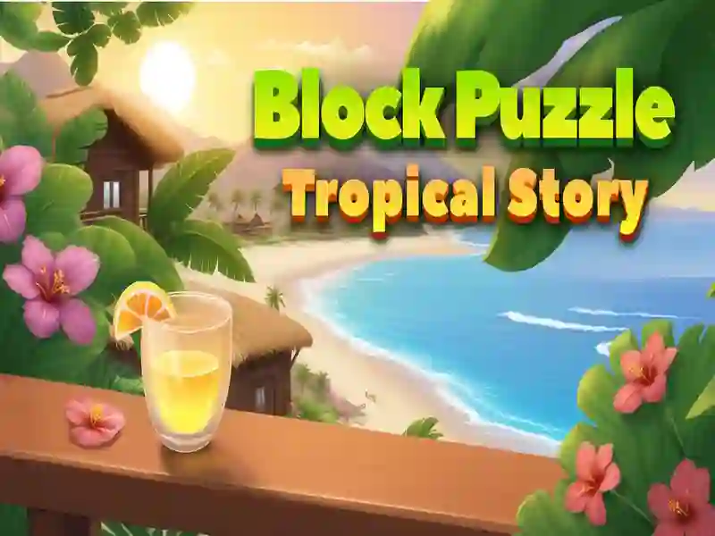 Mchezo Zuia hadithi ya kitropiki ya puzzle online