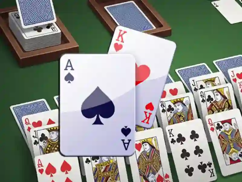 Mchezo Kadi ya solitaire ya klondike mara mbili online