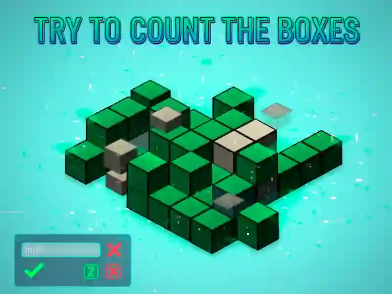 Mchezo Jaribu kuhesabu masanduku online