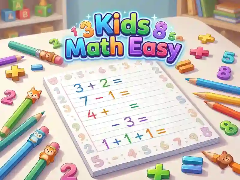 Mchezo Kids Math Easy online