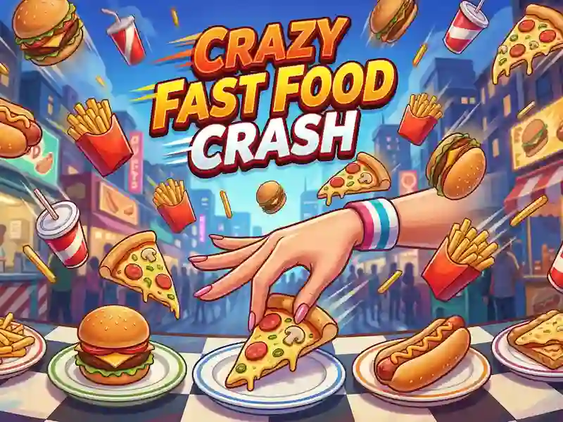 Mchezo Crazy Fast Food Crash online