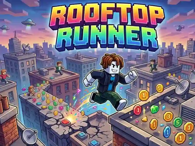 Mchezo rooftop runner online