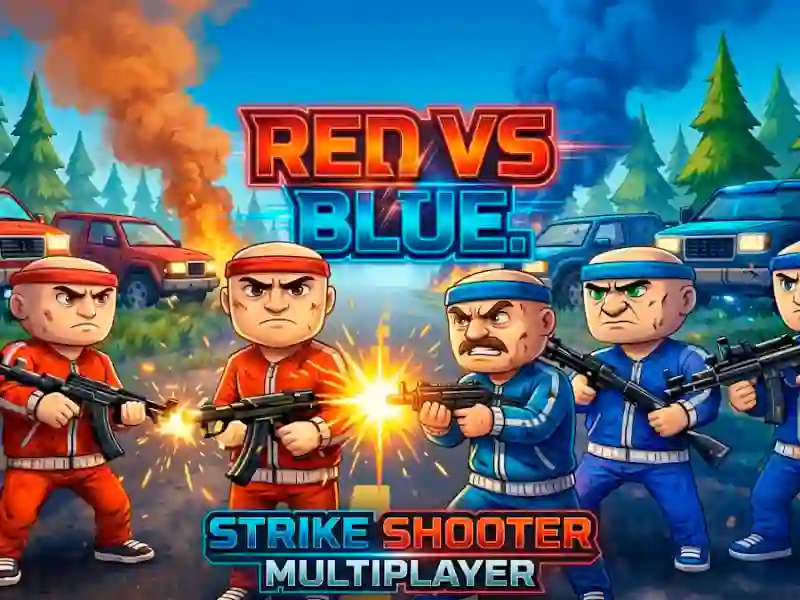 Mchezo Nyekundu dhidi ya Bluu. Mgomo Shooter Multiplayer online