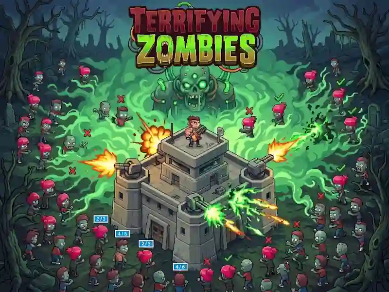 Mchezo Terrifying Zombies online