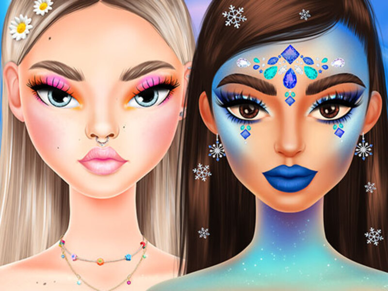 Mchezo Msimu wa Mega Makeup Bora online