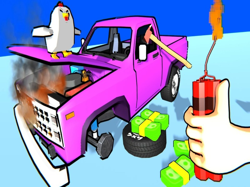 Mchezo Piga gari vipande vipande! online