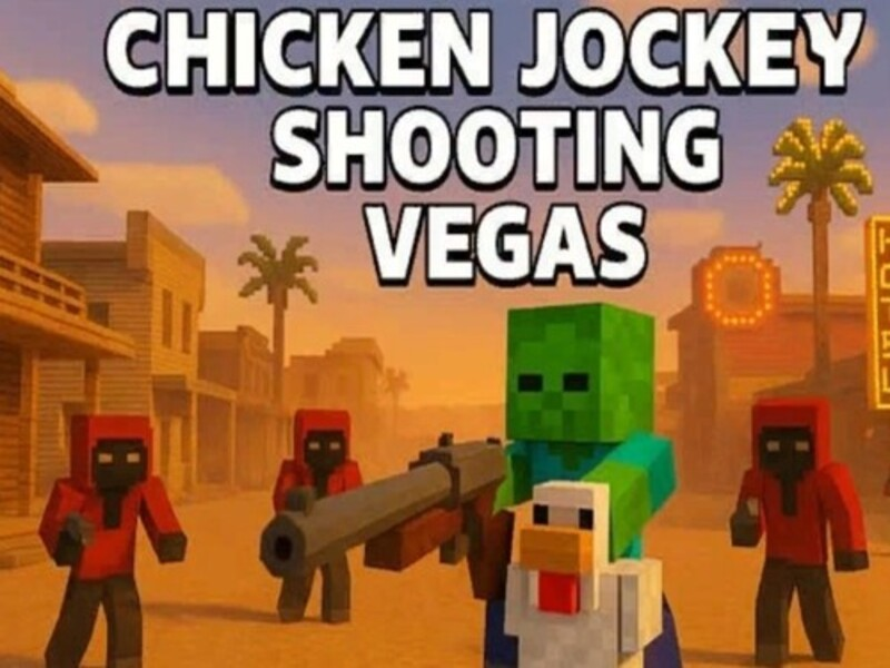 Mchezo Kuku Jockey risasi Vegas online
