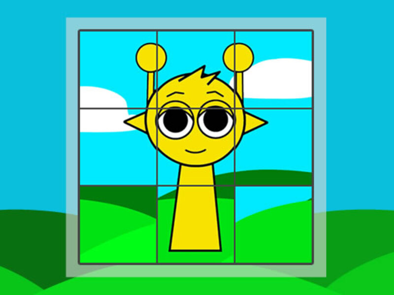 Mchezo Sprunki puzzles na kuimba online