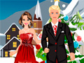 Mchezo Date ya Krismasi na Barbie na Ken online