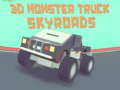 Mchezo 3D Monster Truck Skyroads online