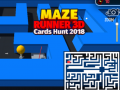 Mchezo Maze Runner 3D: Uwindaji wa Kadi 2018 online