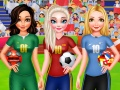 Mchezo BFF Malkia Piga Kura kwa Soka 2018 online