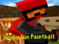 Mchezo Bunduki ya Blocky Paintball online