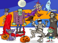 Mchezo Pata 5 Tofauti Halloween online