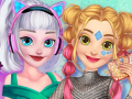 Mchezo Mitindo ya Baadaye ya Elsa na Rapunzel online