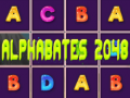 Mchezo Alphabeti 2048 online