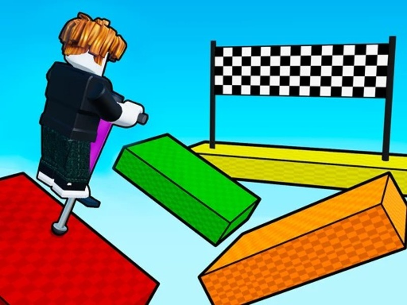 Mchezo OBBY: Pogo Parkour! online