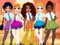 Mchezo Malkia BFF Wanakimbia Kwenye Shule online