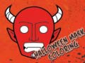 Mchezo Kitabu cha Kuchora Maskele za Halloween online