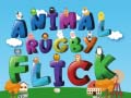 Mchezo Wanyama Rugby Flick online