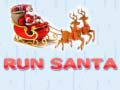 Mchezo Kimbia, Santa online