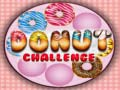 Mchezo Changamoto ya Donut online
