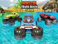 Mchezo Kuendesha Monster Truck kwenye Ufukwe wa Bahar online