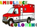 Mchezo Kurasa za kuchora magari ya ambulensi online
