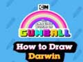 Mchezo Ulimwengu wa Ajabu wa Gumball: Jinsi ya Kuchora Darwin online