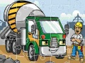 Mchezo Puzzle ya Malori ya Ujenzi online