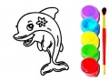 Mchezo Kitabu cha Rangi cha Dolphin online