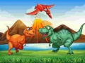 Mchezo Dinosaurs wa Rangi Mواز القت 3 online