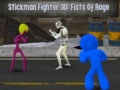 Mchezo Mpiganaji wa Stickman 3D: Fist za Hasira online
