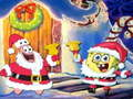 Mchezo Puzzle za Krismasi ya SpongeBob online