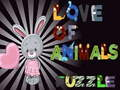 Mchezo Upendo wa Wanyama Puzzle online