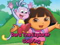 Mchezo Kuchora na Dora Mchunguzi online