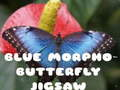 Mchezo Puzzle ya Kipepeo wa Blue Morpho online