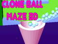Mchezo Clone Mpira Maze 3D online