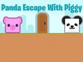 Mchezo Panda kukimbia na ng'ombe online