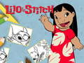 Mchezo Kitabu cha Rangi Lilo na Stitch online