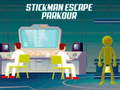 Mchezo Kutoroka Stickman: Parkour online