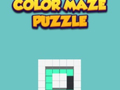 Mchezo Puzzle ya Maze ya Rangi online
