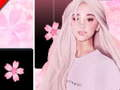 Mchezo Ariana Grande Tile za Piano Pink, Muziki na Uchawi online