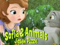 Mchezo Sofia na Wanyama Puzzle online