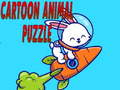 Mchezo Puzzle za Wanyama wa Katuni online
