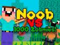 Mchezo Noob dhidi ya 1000 zombies online