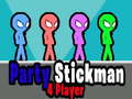 Mchezo Sherehe ya Stickman 4 Wachezaji online