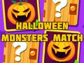 Mchezo Halloween Monsters Match online
