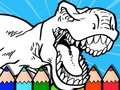 Mchezo Kuchora dinozauri kwa watoto online