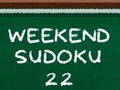Mchezo Sudoku ya Mwisho wa Wiki 22 online